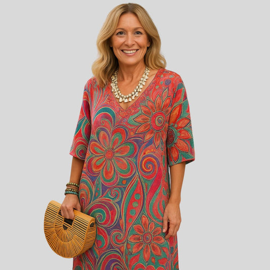 Jordyn | Elegancka sukienka w kwiaty