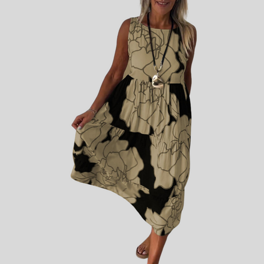 Natalia | Duże sukienki w kwiatach i wygodne kroju