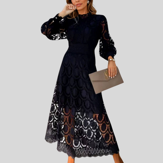 Weronika | Duże koronkowe sukienki maxi