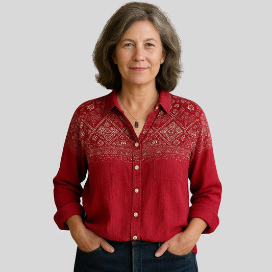 Božetěška | Bluzka vintage z nadrukiem