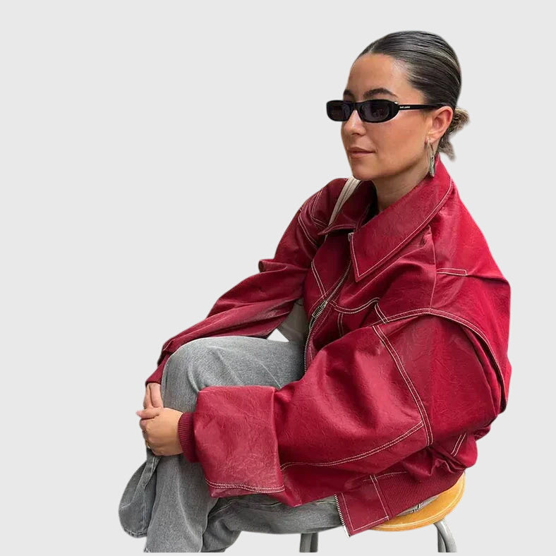 Casa | Kurtka Skórzana Oversize