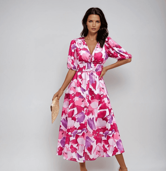 Izabela | Elegancka sukienka w stylu retro