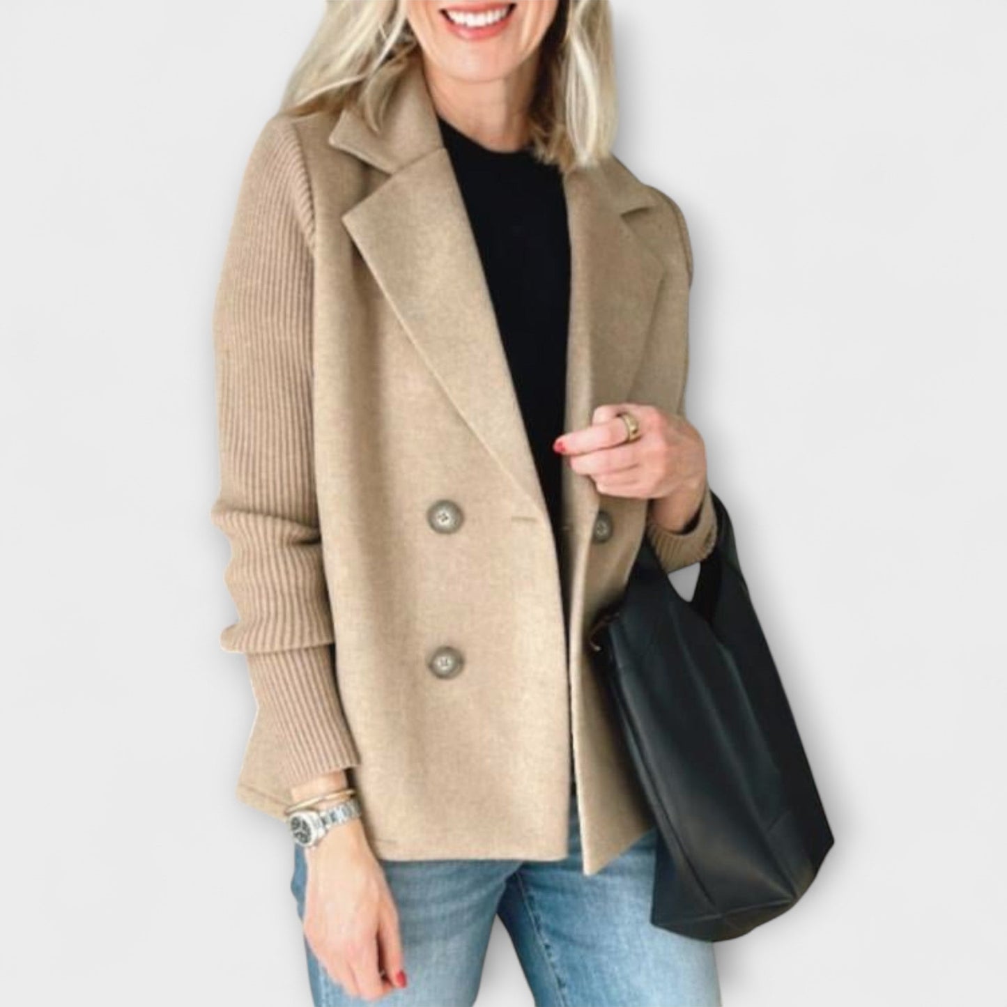 Amora - duży Żakiet z Długim Rękawem