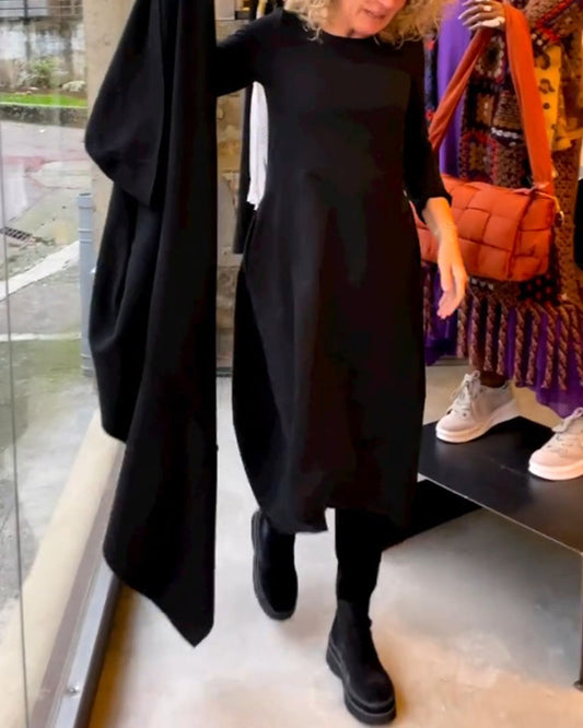 Klara | Jesienna midi z kieszeniami