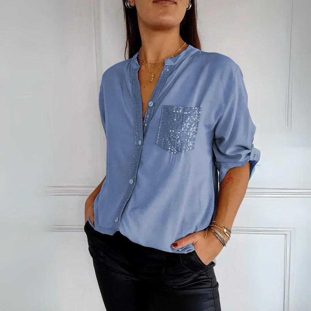 Alena | Elegancka bluzka bez zagnieceń